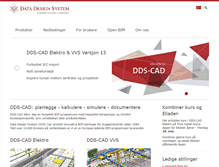 Tablet Screenshot of dds-cad.no