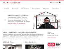 Tablet Screenshot of dds-cad.de
